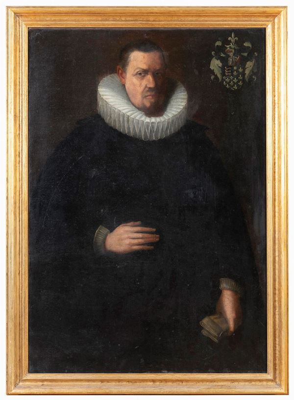 RITRATTO DI UN FARNESE DI PITTORE EMILIANO DEL CINQUECENTO