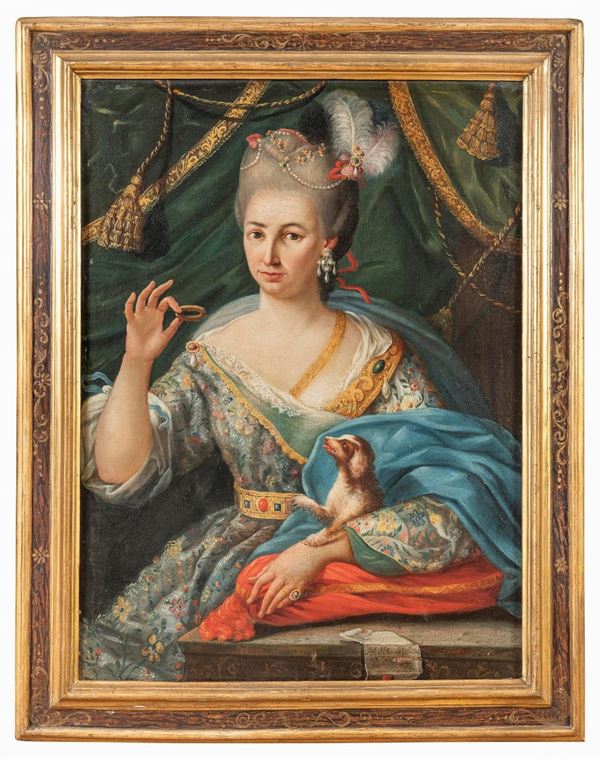 NOBILDONNA ROMANA DELLA BOTTEGA DI SEBASTIANO CECCARINI