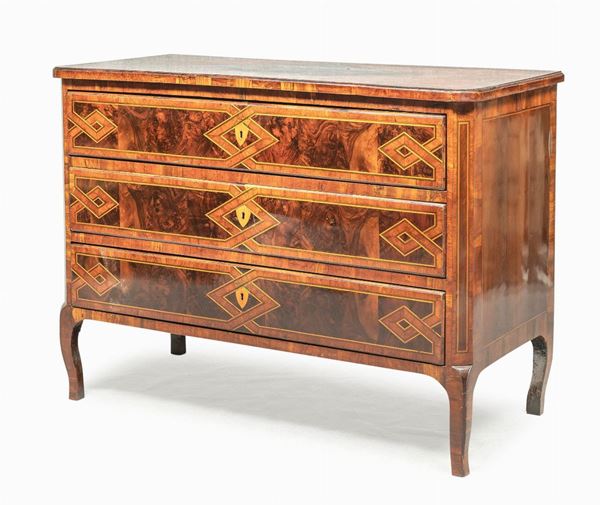 COMMODE IN EBANO VIOLA, ITALIA CENTRALE