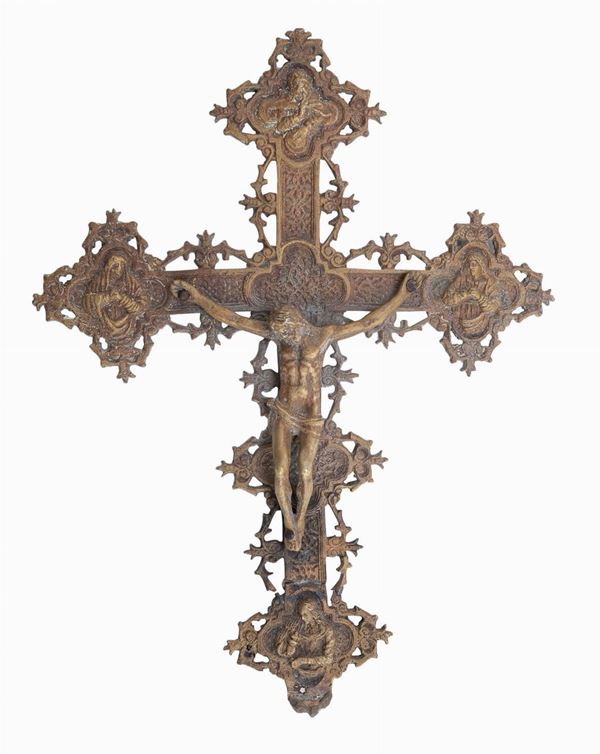 CROCIFISSO IN BRONZO