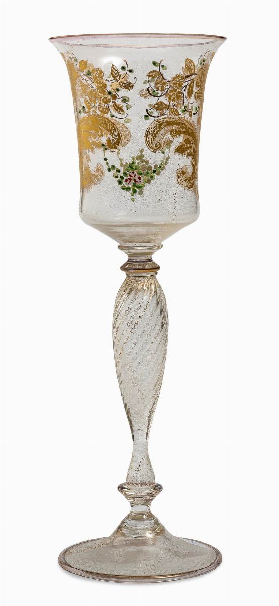 BICCHIERE IN VETRO, VENEZIA