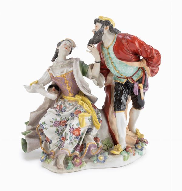 GRUPPO VENEZIANO IN PORCELLANA, MEISSEN