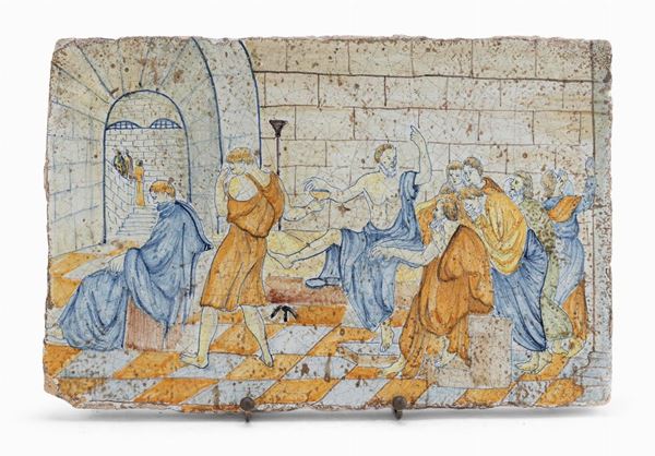 MATTONELLA IN MAIOLICA