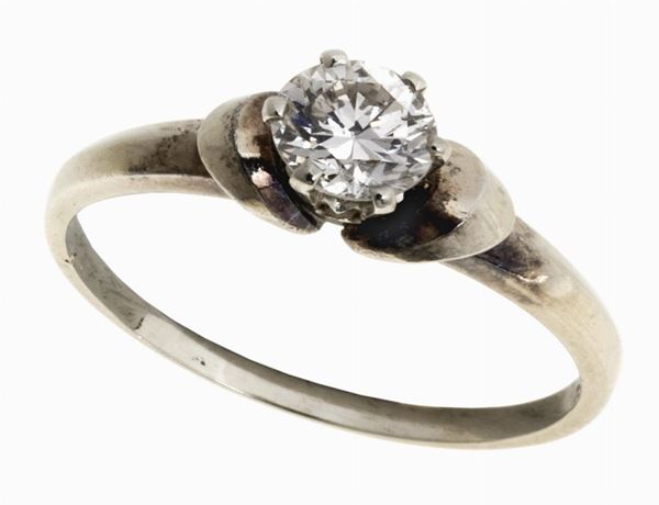ANELLO SOLITAIRE CON DIAMANTE
