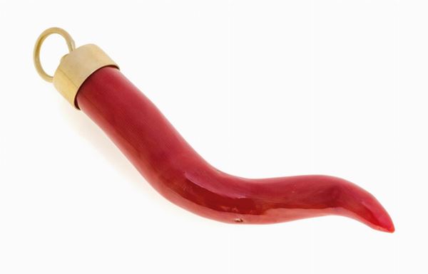 CIONDOLO CON CORALLO