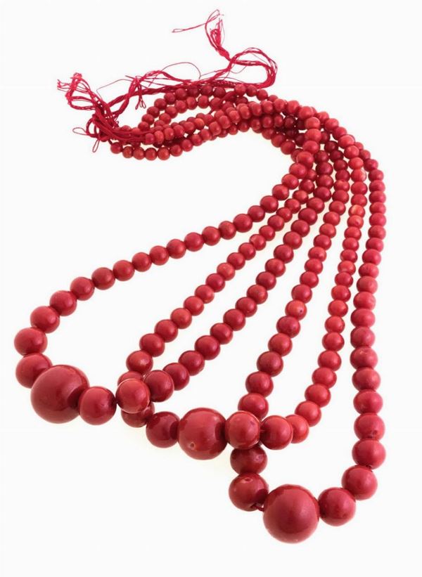 COLLANA DI CORALLO ROSSO