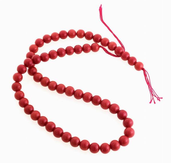 COLLANA DI CORALLO ROSSO