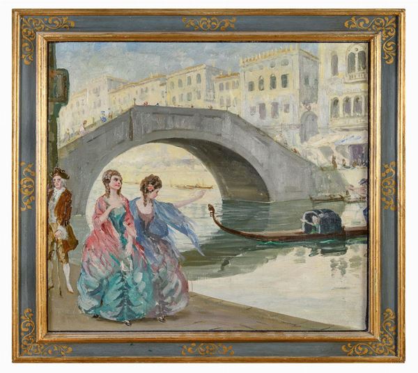 COPPIA DI DIPINTI DI FEDERICO SPOLTORE