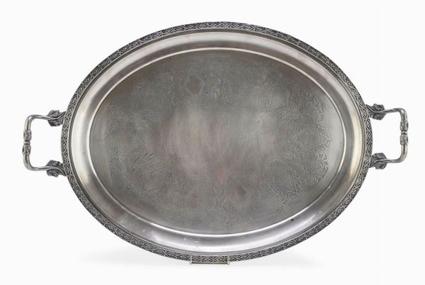 VASSOIO OVALE IN SILVERPLATED, REGNO UNITO