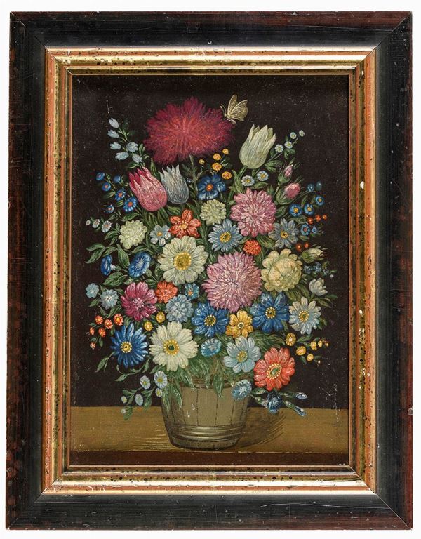 DIPINTO FIORI DI MANIERA DEL CINQUECENTO
