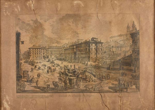 TRE STAMPE VEDUTE DA PIRANESI
