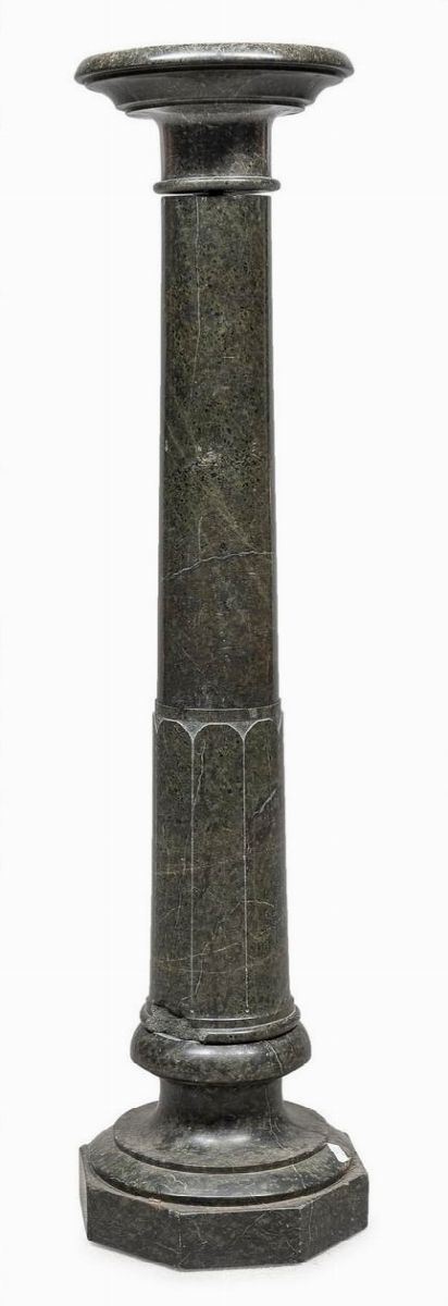 COLONNA IN MARMO VERDE