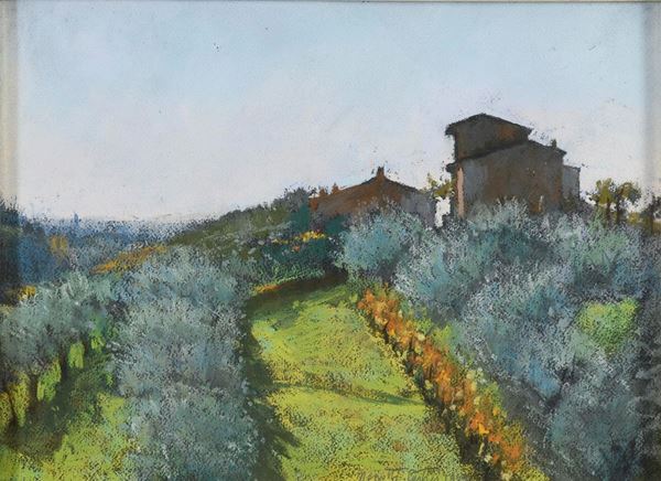 DIPINTO COLLE TOSCANO DI PERTICI MENOTTI
