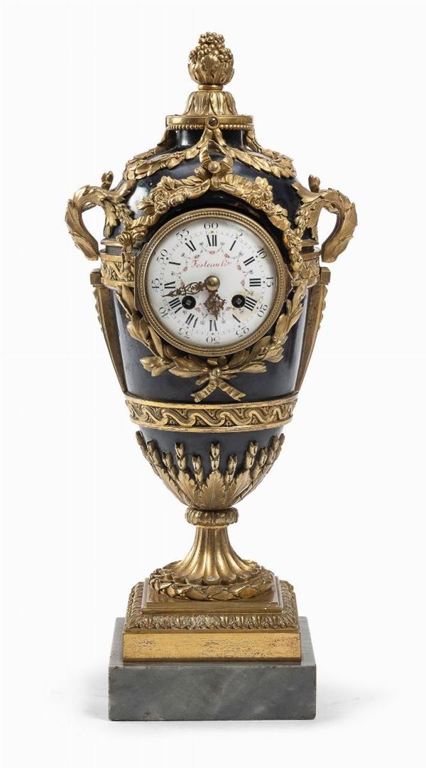 PICCOLO OROLOGIO DA TAVOLO, FRANCIA F.TO FESTEAU