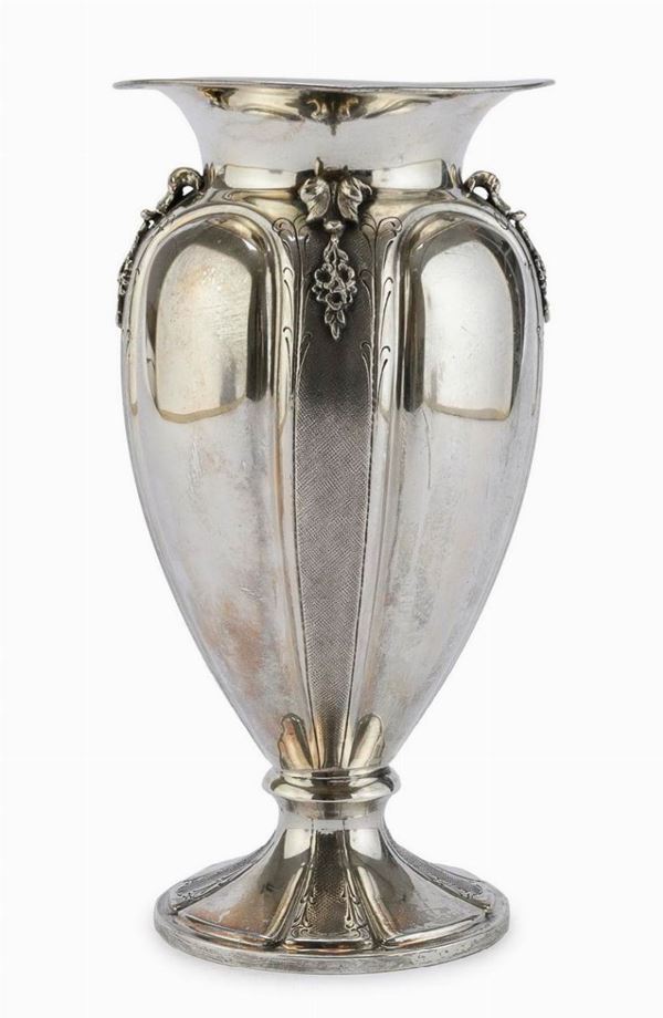 VASO IN ARGENTO, PUNZONE MILANO