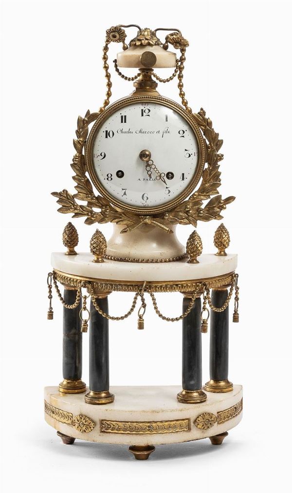 OROLOGIO DA TAVOLO, MAROCO ET FILS PARIGI LUIGI XVI