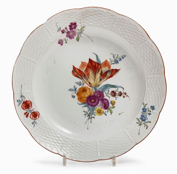 PIATTO IN PORCELLANA, MEISSEN MARCOLINI