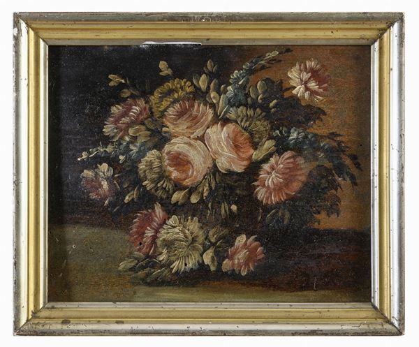 COPIA DI DIPINTI VASI CON FIORI