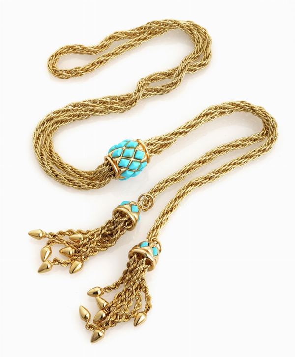 COLLANA SALISCENDI CON TURCHESI