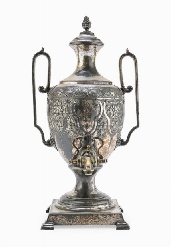 SAMOVAR IN SILVERPLATED, REGNO UNITO