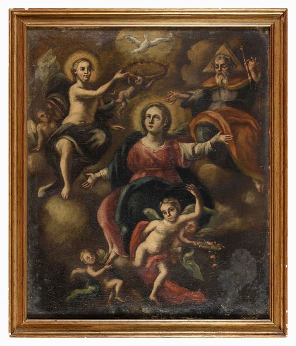 ASSUNZIONE DELLA VERGINE DI PITTORE NAPOLETANO