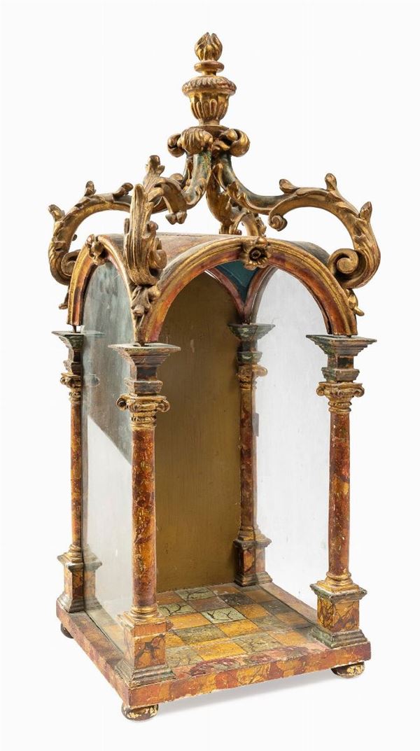 TABERNACOLO IN LEGNO LACCATO, VENEZIA