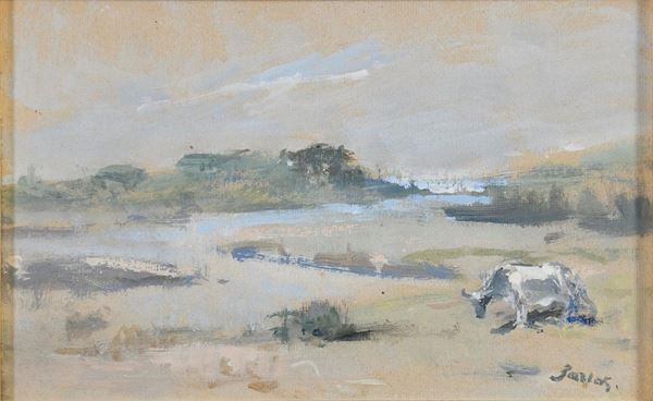 DIPINTO PAESAGGIO DI AMERIGO BARTOLI NATINGUERRA