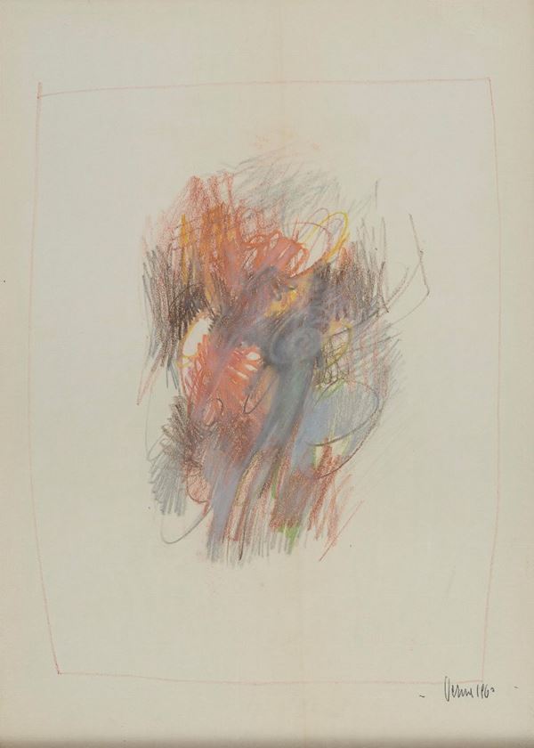 COPPIA DI PASTELLI DI CLAUDIO VERNA