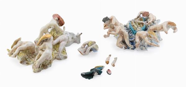 DUE GRUPPI IN CERAMICA, PIGI 1961