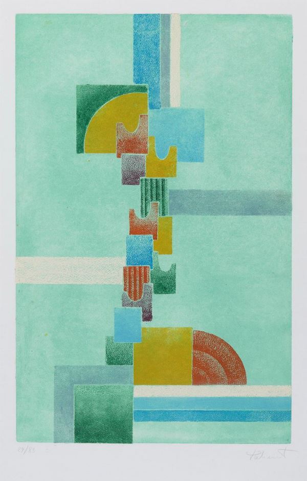 QUATTRO LITOGRAFIE A COLORI F.TE TALIENT