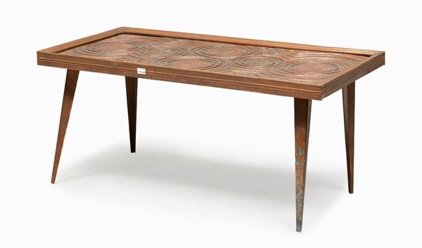 TAVOLINO IN RAME, DESIGN RABUCO