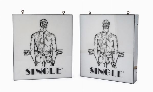 COPPIA DI LIGHT BOX, ANNI &#39;80
