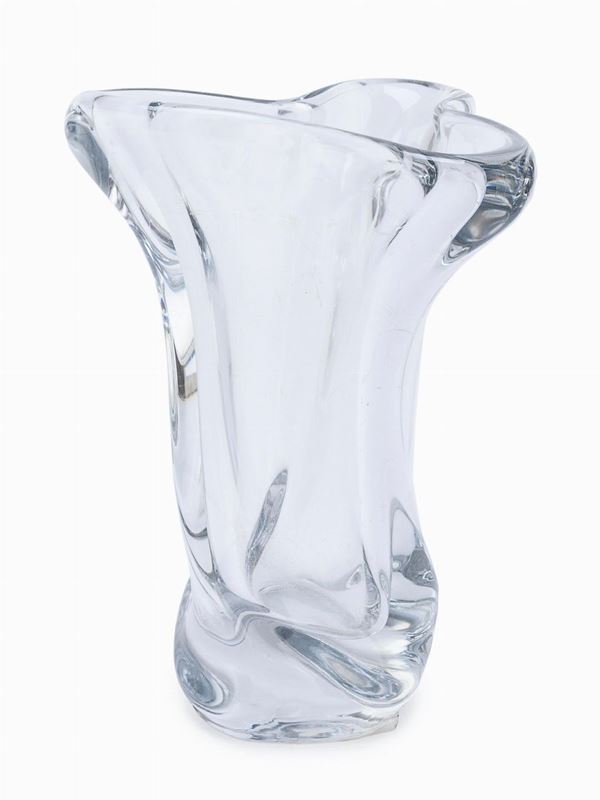 VASO IN CRISTALLO, ART VANNES FRANCE ANNI &#39;50