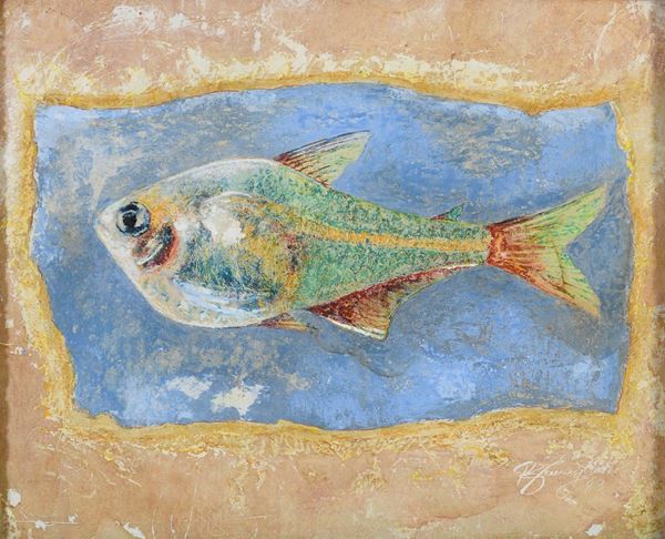 DIPINTO PESCE 1983