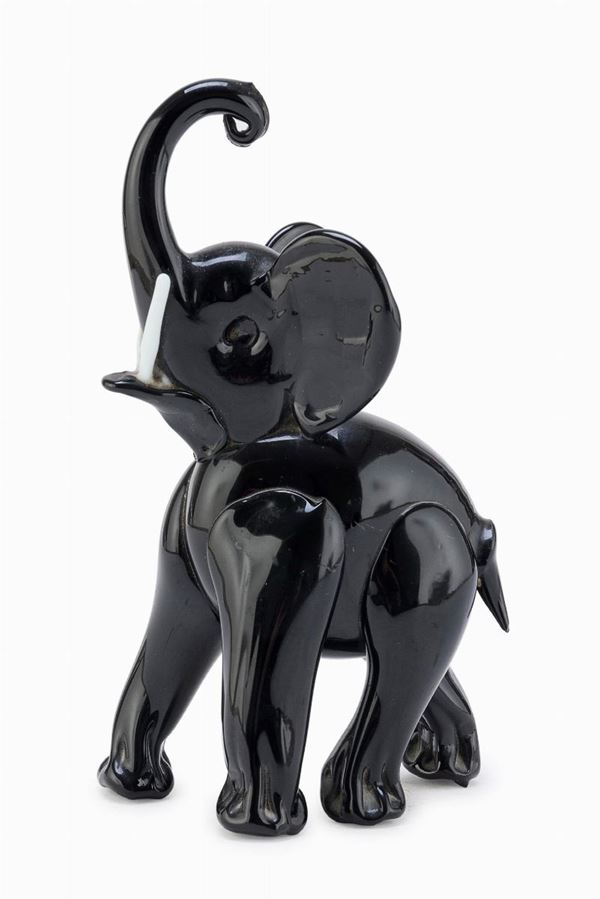 PICCOLA SCULTURA DI ELEFANTE, MURANO
