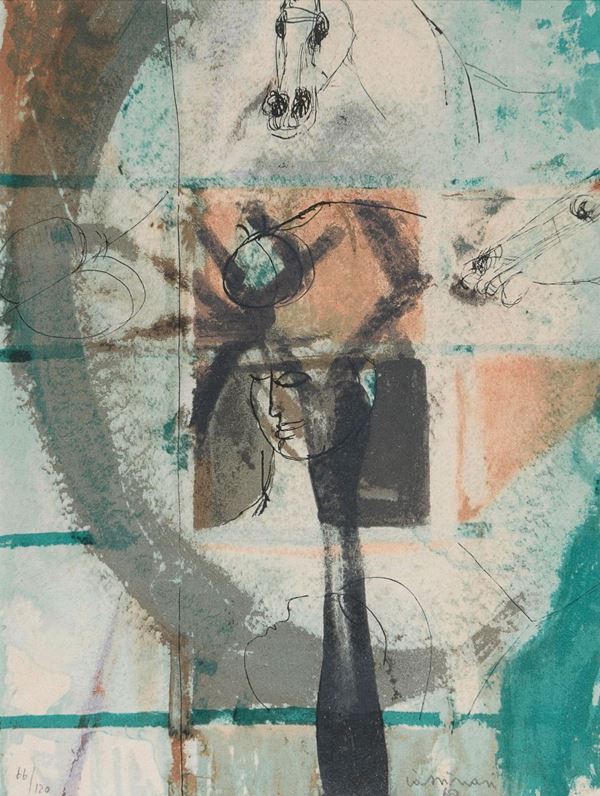 LITOGRAFIA DI BRUNO CASSINARI