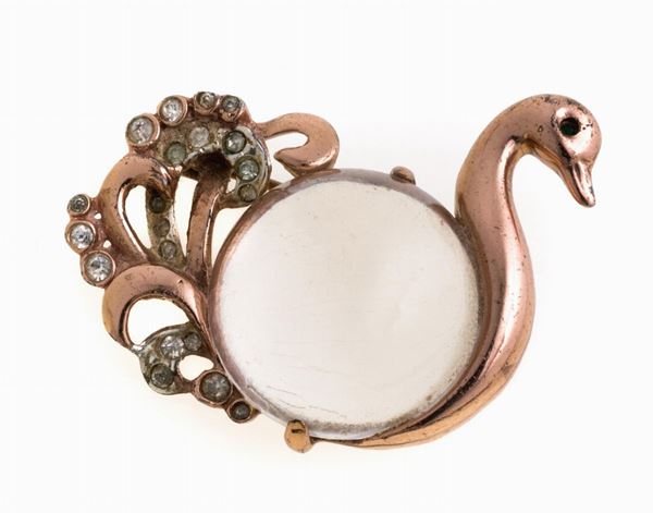 SPILLA CON LUCITE, ADOLPH KATZ