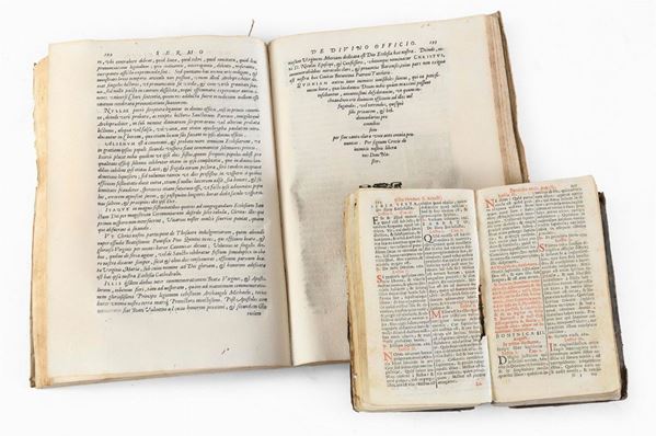 DUE VOLUMI STORIA DELLA CHIESA E BREVIARIO