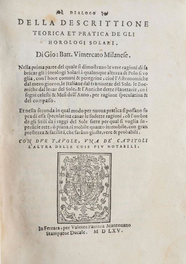 CINQUECENTINA OROLOGI SOLARI