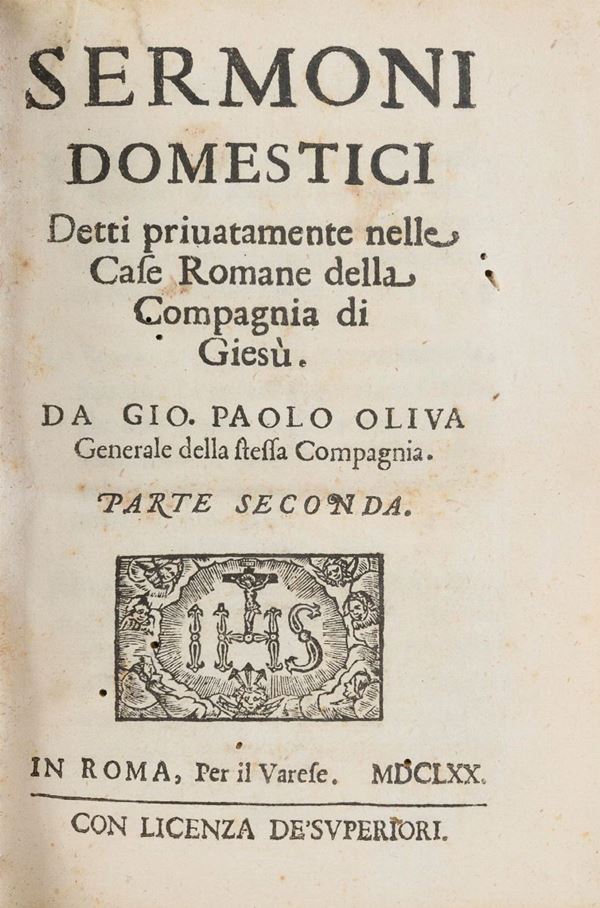TRE VOLUMI SERMONI DEL SEICENTO