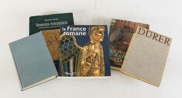 CINQUE VOLUMI ARTE ANTICA