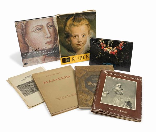 SETTE VOLUMI D&#39;ARTE ANTICA