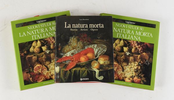 TRE VOLUMI LA NATURA MORTA