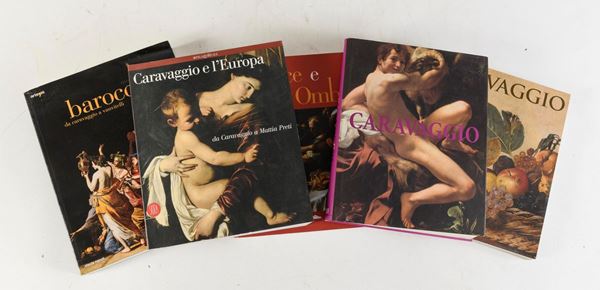 CINQUE VOLUMI CARAVAGGIO