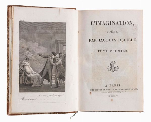 DUE VOLUMI POEMI FRANCESI, JACQUES DELILLE