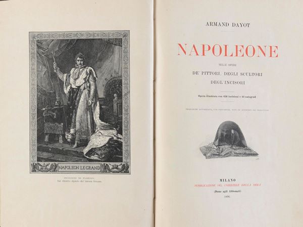 DUE VOLUMI ILLUSTRATI NAPOLEONE
