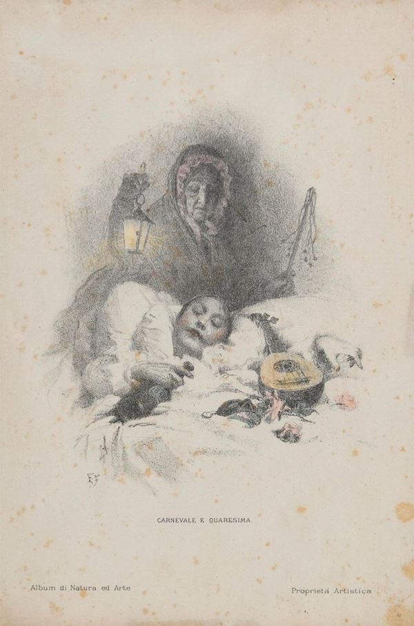 QUATTRO STAMPE SCENE DI GENERE