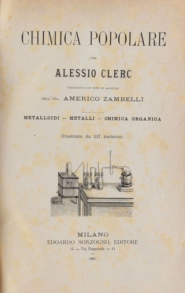 DUE VOLUMI CHIMICA
