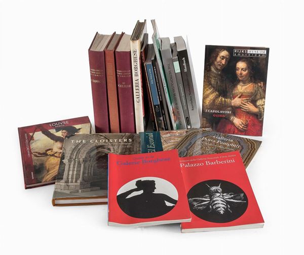 DICIOTTO VOLUMI D&#39;ARTE MUSEI