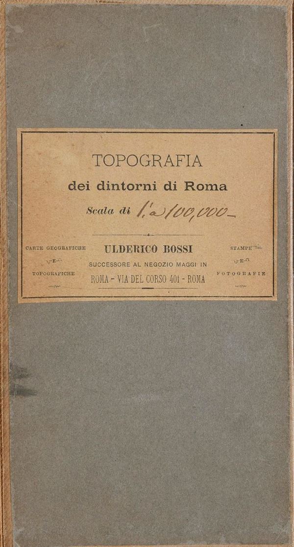 CARTA TOPOGRAFICA DI ROMA
